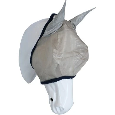 Amigo Flymask Silver/Navy 3 Amigo Flymask Silver/Navy