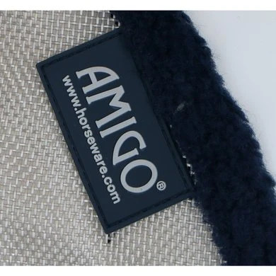 Amigo Flymask Silver/Navy 6 Amigo Flymask Silver/Navy - Afbeelding 4