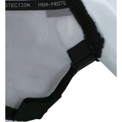 HKM Vliegenmasker Met Afneembaar Neusnetje Zilver/Zwart 6 HKM Vliegenmasker Met Afneembaar Neusnetje Zilver/Zwart - Afbeelding 4