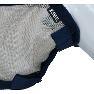 Rambo Vliegenmasker Plus Navy/Silver 7 Rambo Vliegenmasker Plus Navy/Silver - Afbeelding 5