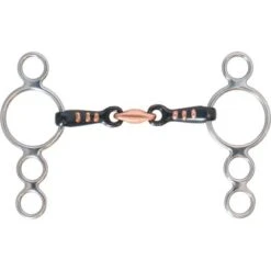 Shires Drie Rings Pessoa Bit Met Schakel Black Sweet Iron -Waldhau Paard Winkel agradi 44468669 2.020357