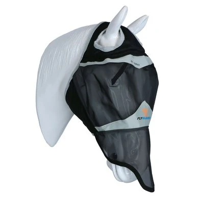 Shires Vliegenmasker Met Neusflap En Zonder Oren Black -Waldhau Paard Winkel agradi 44471601 1.1fb1d6