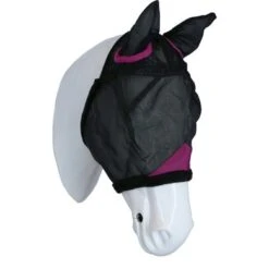 Weatherbeeta Vliegenmasker Comfitec Durable Mesh Met Oren Zwart/Paars