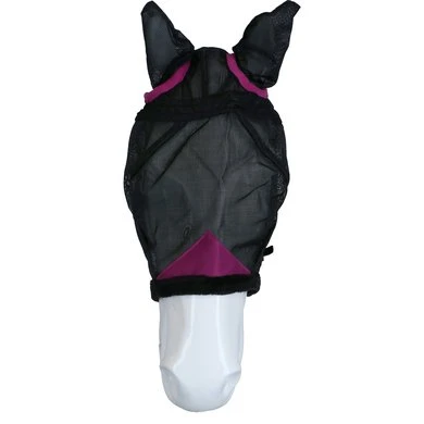 Weatherbeeta Vliegenmasker Comfitec Durable Mesh Met Oren Zwart/Paars 4 Weatherbeeta Vliegenmasker Comfitec Durable Mesh Met Oren Zwart/Paars - Afbeelding 2