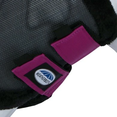 Weatherbeeta Vliegenmasker Comfitec Durable Mesh Met Oren Zwart/Paars 6 Weatherbeeta Vliegenmasker Comfitec Durable Mesh Met Oren Zwart/Paars - Afbeelding 4