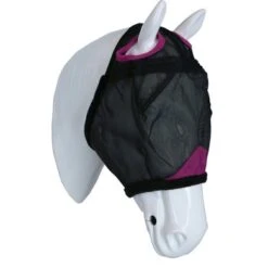Weatherbeeta Vliegenmasker Comfitec Durable Mesh Zwart/Paars