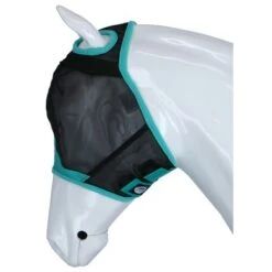 Weatherbeeta Vliegenmasker Comfitec Fine Mesh Zwart/Turquoise -Waldhau Paard Winkel agradi 44698169 3.f2d867