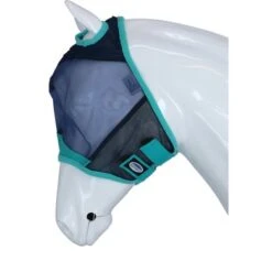 Weatherbeeta Vliegenmasker Comfitec Fine Mesh Navy/Turquoise -Waldhau Paard Winkel agradi 44698176 3.f72bd0
