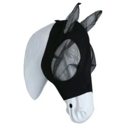 Weatherbeeta Vliegenmasker Stretch Bug Eye Saver Met Oren Zwart/Zwart