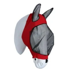 Weatherbeeta Vliegenmasker Stretch Eye Saver Met Oren Red/Zwart