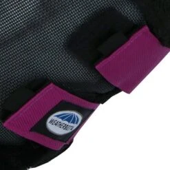 Weatherbeeta Vliegenmasker Comfitec Durable Mesh Met Oren & Neus Zwart/Paars -Waldhau Paard Winkel agradi 44699129 4.db5fa4 1
