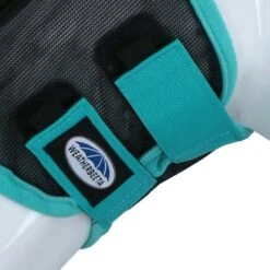 Weatherbeeta Vliegenmasker Comfitec Fine Mesh Met Oren & Neus Zwart/Turquoise -Waldhau Paard Winkel agradi 44699140 4.a1f79c