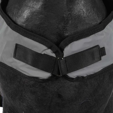 Weatherbeeta Uitrijdeken Reflective Wrap Around Zilver/Zwart 4 Weatherbeeta Uitrijdeken Reflective Wrap Around Zilver/Zwart - Afbeelding 2