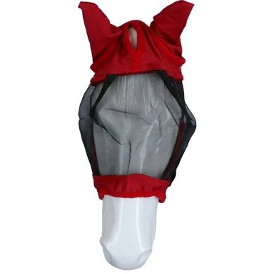 EQUITHÈME Vliegenmasker Doux Rood Pony 4 EQUITHÈME Vliegenmasker Doux Rood Pony - Afbeelding 2