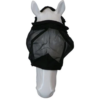 EQUITHÈME Vliegenmasker Polaire Zwart Pony 4 EQUITHÈME Vliegenmasker Polaire Zwart Pony - Afbeelding 2