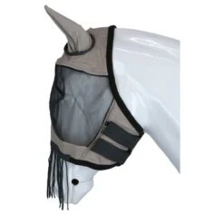 HKM Vliegenmasker Fringes Zilver/Grijs -Waldhau Paard Winkel agradi 44802232 3.dbaf20
