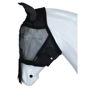 EQUITHÈME Vliegenmasker Franges Met Oren Zwart 5 EQUITHÈME Vliegenmasker Franges Met Oren Zwart - Afbeelding 3