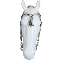 F.R.A. Bithoofdstel Bodanza Katoen Met Afneembare Teugels Naturel/Zwart Cob/Full -Waldhau Paard Winkel agradi 44874409 3.33ea80