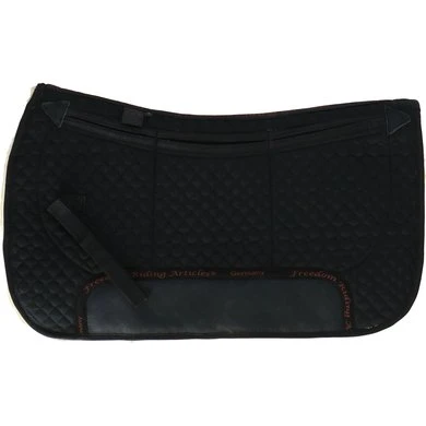 F.R.A. Westernpad De Luxe Extra Volbont 3vaks Met Inlagen Zwart/Naturel 3 F.R.A. Westernpad De Luxe Extra Volbont 3vaks Met Inlagen Zwart/Naturel