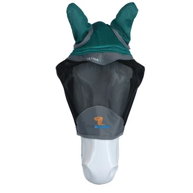 Shires Vliegenmasker Deluxe Met Oren Groen 4 Shires Vliegenmasker Deluxe Met Oren Groen - Afbeelding 2