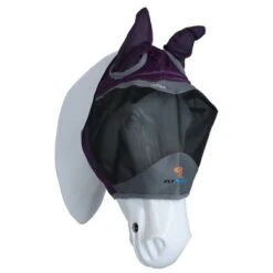 Shires Vliegenmasker Deluxe Met Oren Paars