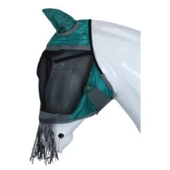 Shires Vliegenmasker Deluxe Met Neus Franje Groen 9 Shires Vliegenmasker Deluxe Met Neus Franje Groen -Waldhau Paard Winkel agradi 44945753 3.575f4a