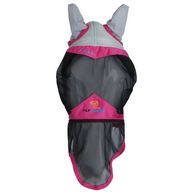 Shires Vliegenmasker Air Motion Met Oren En Neus Roze 4 Shires Vliegenmasker Air Motion Met Oren En Neus Roze - Afbeelding 2