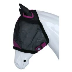 Weatherbeeta Vliegenmasker Comfitec Deluxe Durable Mesh Met Oren Zwart/Paars -Waldhau Paard Winkel agradi 44946845 3.e7565b