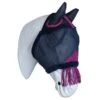 Weatherbeeta Vliegenmasker Comfitec Deluxe Durable Mesh Met Oren En Franjes Navy/Paars -Waldhau Paard Winkel agradi 44946874 1.26de09
