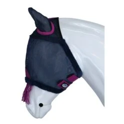 Weatherbeeta Vliegenmasker Comfitec Deluxe Durable Mesh Met Oren En Franjes Navy/Paars 8 Weatherbeeta Vliegenmasker Comfitec Deluxe Durable Mesh Met Oren En Franjes Navy/Paars -Waldhau Paard Winkel agradi 44946874 3.a03c71