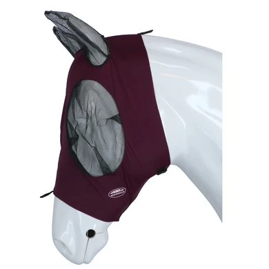 Weatherbeeta Vliegenmasker Deluxe Stretch Bug Met Oren Paars/Zwart 5 Weatherbeeta Vliegenmasker Deluxe Stretch Bug Met Oren Paars/Zwart - Afbeelding 3