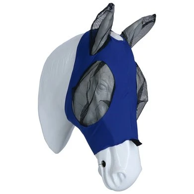 Weatherbeeta Vliegenmasker Deluxe Stretch Bug Met Oren Royal Blauw/Zwart 3 Weatherbeeta Vliegenmasker Deluxe Stretch Bug Met Oren Royal Blauw/Zwart