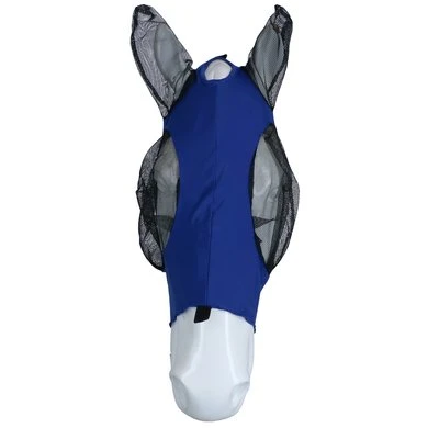 Weatherbeeta Vliegenmasker Deluxe Stretch Bug Met Oren Royal Blauw/Zwart 4 Weatherbeeta Vliegenmasker Deluxe Stretch Bug Met Oren Royal Blauw/Zwart - Afbeelding 2