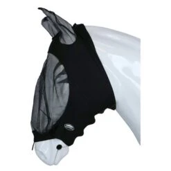 Weatherbeeta Vliegenmasker Deluxe Stretch Met Oren Zwart -Waldhau Paard Winkel agradi 44947151 3.7b7fe0