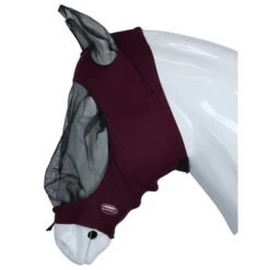 Weatherbeeta Vliegenmasker Deluxe Stretch Met Oren Paars/Zwart -Waldhau Paard Winkel agradi 44947387 3.158c01