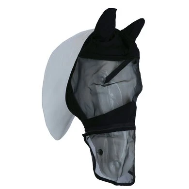 Waldhausen Vliegenmasker Premium 3 In 1 Zwart 3 Waldhausen Vliegenmasker Premium 3 In 1 Zwart