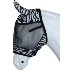 Kerbl RugBe Vliegenmasker Met Oorbedekking Zwart/Zebra Full -Waldhau Paard Winkel agradi 45005339 3.acb303