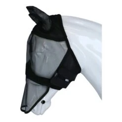 EQUITHÈME Vliegenmasker Anti-UV Confort Zwart -Waldhau Paard Winkel agradi 45069091 3.d58c2d