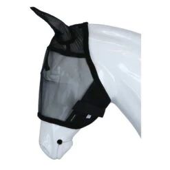 EQUITHÈME Vliegenmasker Anti-UV Ear Mesh Zwart Full -Waldhau Paard Winkel agradi 45069093 3.aa6d17