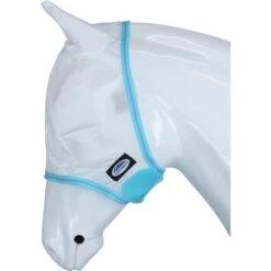Weatherbeeta Vliegenmasker Comfitec Essential Mesh Wit/Lichtblauw/Paars -Waldhau Paard Winkel agradi 45075944 3.cf3a87