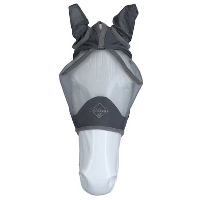 LeMieux Vliegenmasker ArmourShield Pro Half Grijs 4 LeMieux Vliegenmasker ArmourShield Pro Half Grijs - Afbeelding 2
