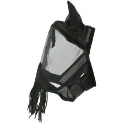 EQUITHÈME Vliegenmasker Anti-UV Franges Zwart 11 EQUITHÈME Vliegenmasker Anti-UV Franges Zwart -Waldhau Paard Winkel ekkia 306 925 202.551821