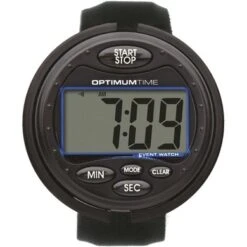 Optimum Time Stopwatch Zwart