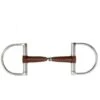 Metalab D-Trens Enkelgebroken Pinchless 17mm Leer -Waldhau Paard Winkel ekkia metalab pinchless leren d trens.a0e9a1