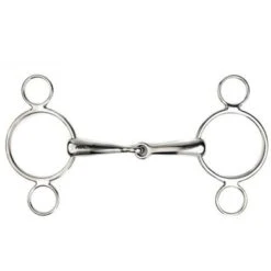 Metalab Enkel Gebroken Pessoabit 18mm 3 Ringen