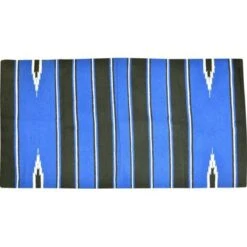 Randol's Navajo Show Blanket Zwart/Blauw/Wit 76cm X 152cm