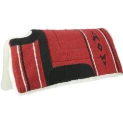 Westride Zadelpad Navajo Met Schoftuitsparing Rood 76x76cm