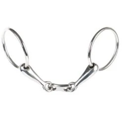 Harry's Horse Watertrens Dubbelgebroken Flat Link 16mm -Waldhau Paard Winkel hh 41101010.e02501