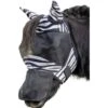 HKM Vliegenmasker Zebra Zwart/Wit -Waldhau Paard Winkel hkm 12941 1.111398