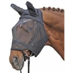 HKM Vliegenmasker Zwart Shetland